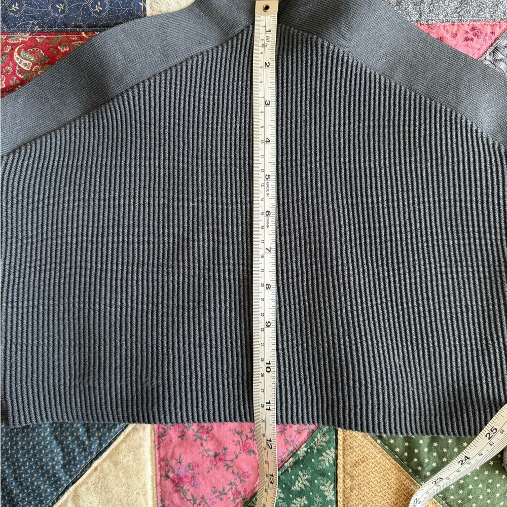 Quince Charcoal Ribbed Knit Top - Picture 3 of 5